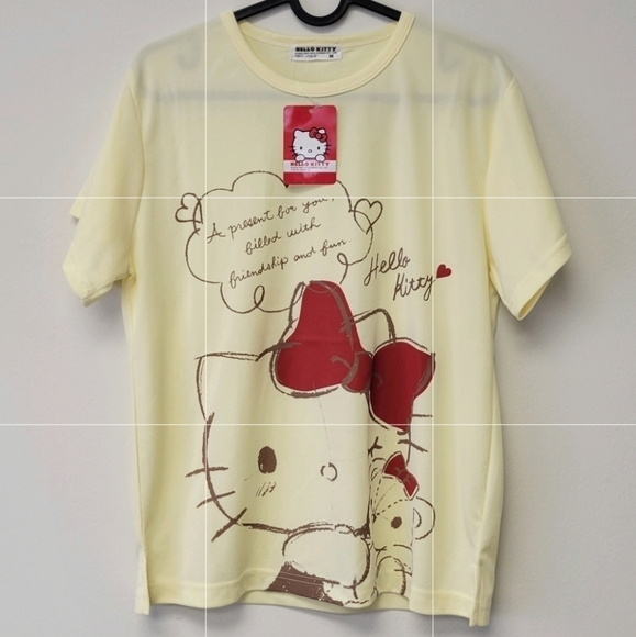 Sanrio Hello Kiity t-shirt Yellow M - Picture 8 of 8